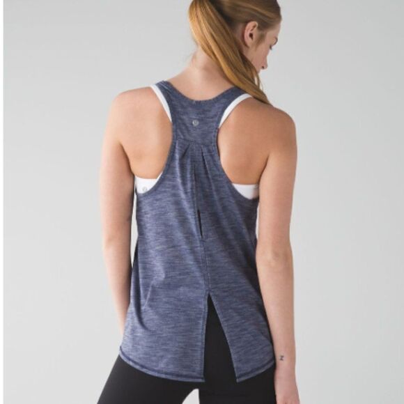 Lululemon Salute the Sun Heathered Cadet Blue 6 - Picture 5 of 9